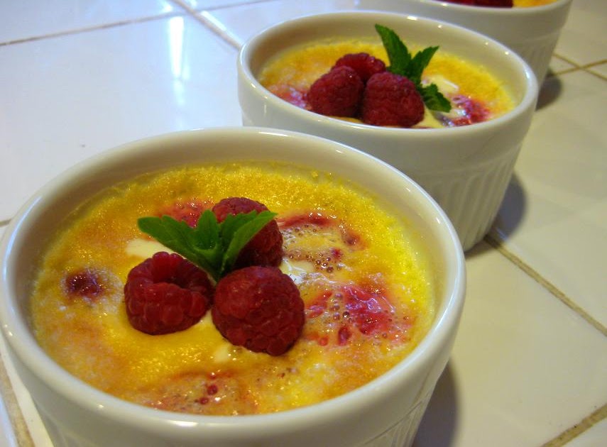 Gourmet Baking Raspberry Rose Pots de Creme