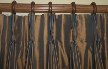 pleated curtains