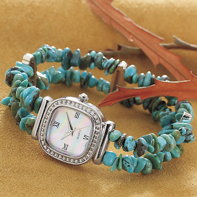 Double Strand Turquoise Watch Double Strand Turquoise Watch