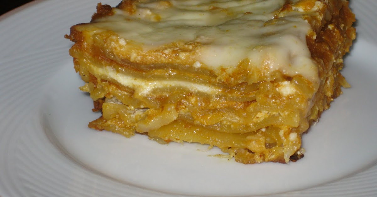 Chips and Cottage Cheese Pumpkin Lasagna