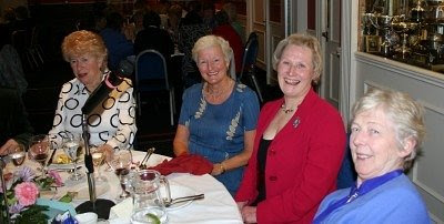 Jennifer Kinloch, Kay McColl, Jenny McGahan and Douglas Park Vice Captain Gladys Speedie