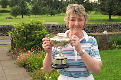 Carol with the Glenhead Trophy