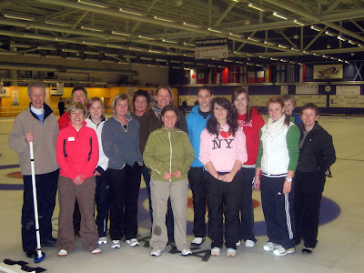 The 2009 RLCGA Training Squad go curling -- Click to enlarge