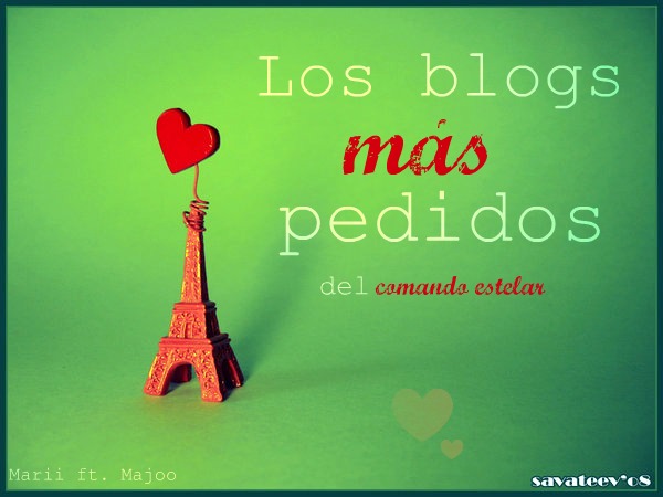 Los blogs más pedidos.