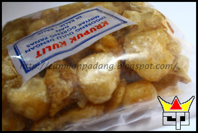 Camilan Padang KRUPUK KULIT / JANGEK MENTAH (Close Up)