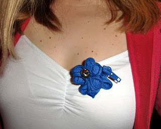 zipper brooch (onemorehandbag)