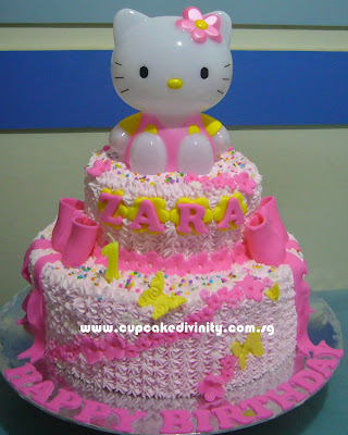 Pics Of Hello Kitty Cakes. 2 Tier Hello Kitty amp; Zara