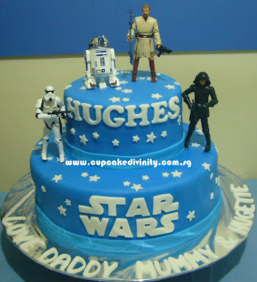 Star Wars Birthday Cake on Tier Star Wars   Hughes Birthday Cake