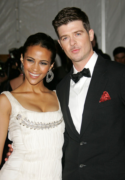 paula patton and robin thicke son. R amp; B singer Robin Thicke and