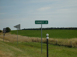 Gandy is "just across the road"