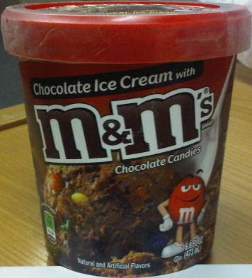 Mini m&m's ice cream! Peanut flavor! Saw this in the store. Would you