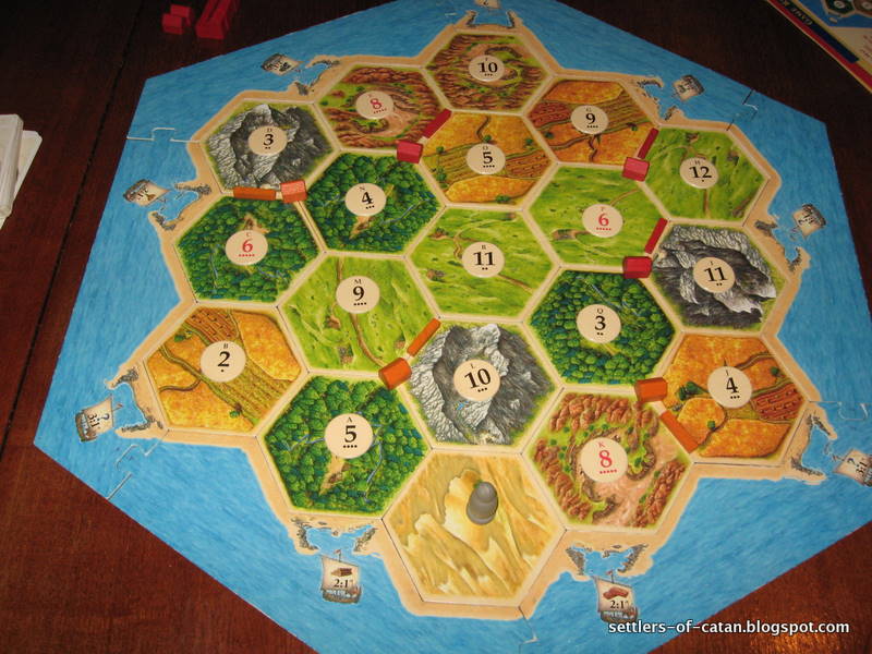 Settlers of Catan Settlers of Catan, basic game for two players
