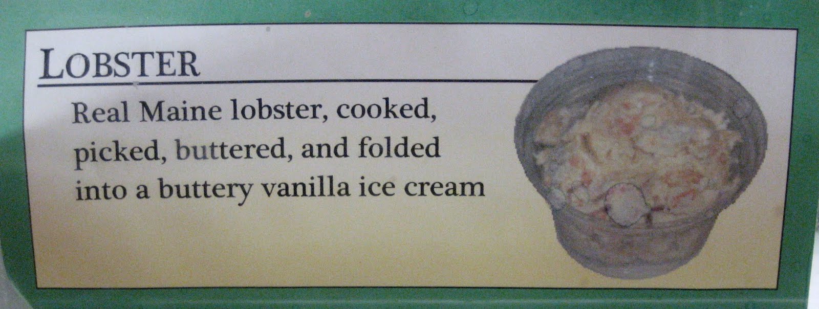 One Little Acorn Lobster icecream really does exist... Taste Test USA 3