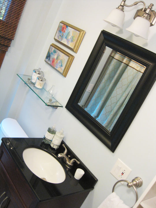 Remodelaholic | Bathroom Remodel Reveal & Shower Curtain How To