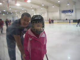 Daddy Helps Sarah Ice Skate