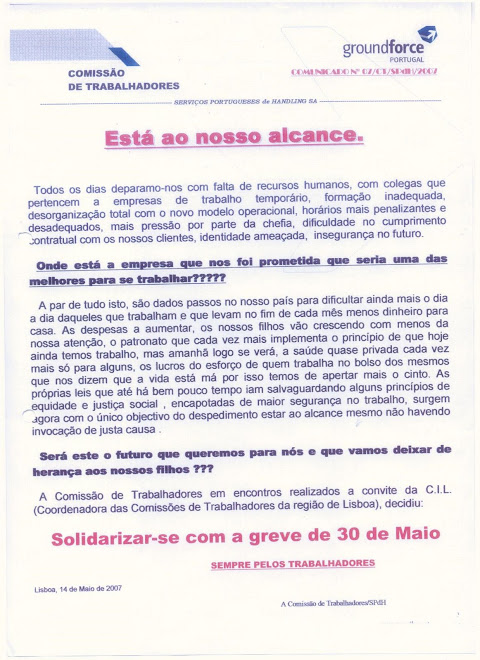 Comunicado 07/2007