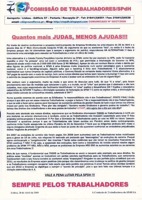 Comunicado Nº8/2009