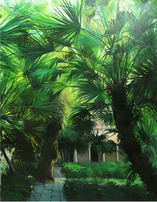 Greenish morning, oil, canvas, 160x110 cm, 2009