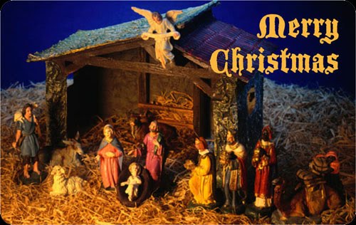 Nativity scene christmas greeting ca Political Brambles: December 2010
