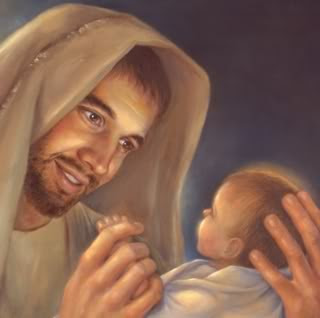 Jesus Holding Girl