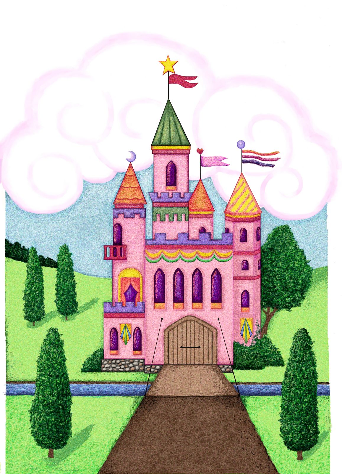 WendyK Studio Whimsical Castle