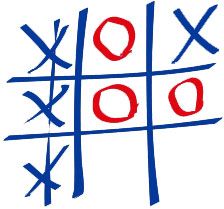 Tic-Tac-Toe Game Boards - Naughts and Crosses - Fun Game of