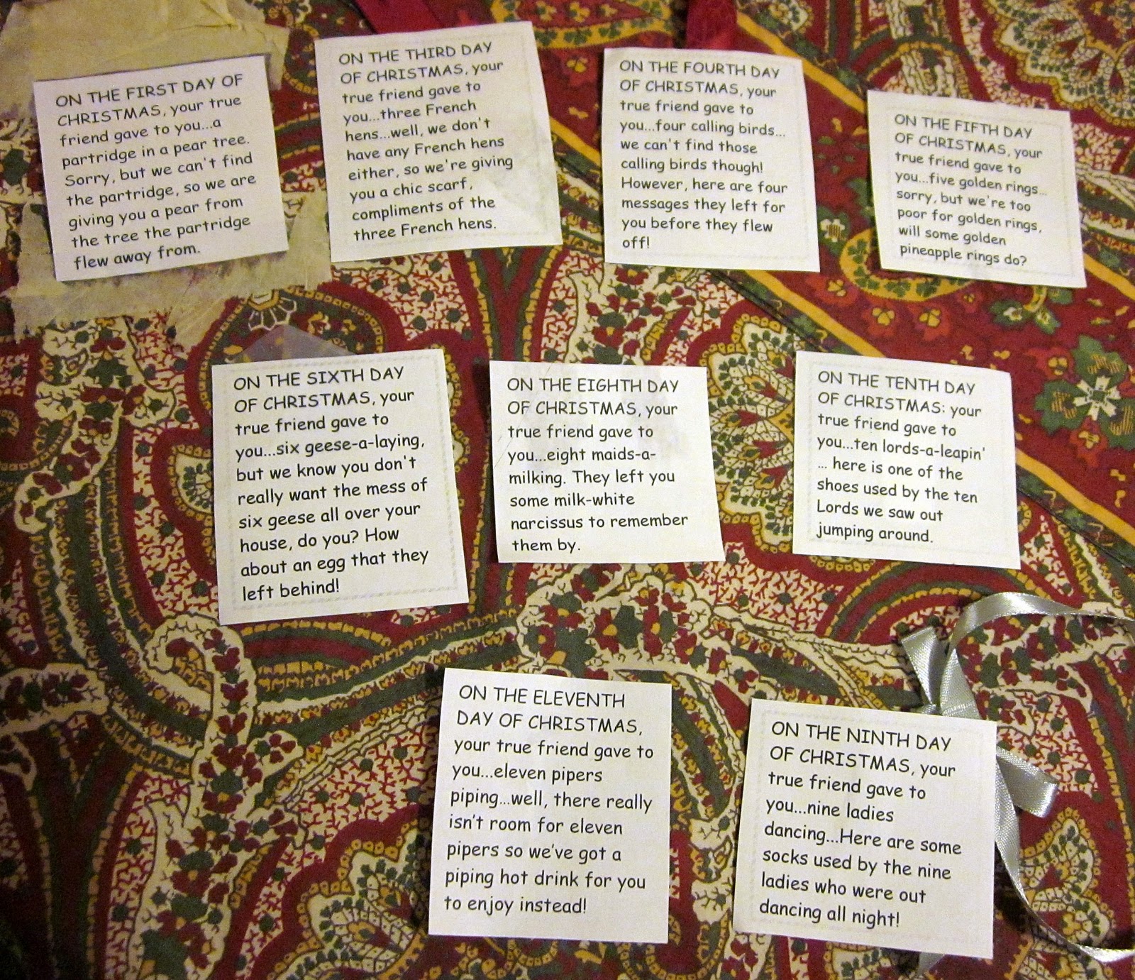 12 days of christmas ideas for girlfriend