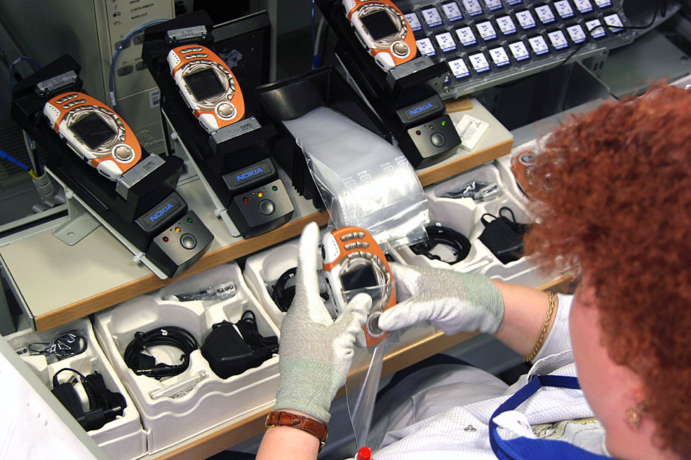 cell phone factory