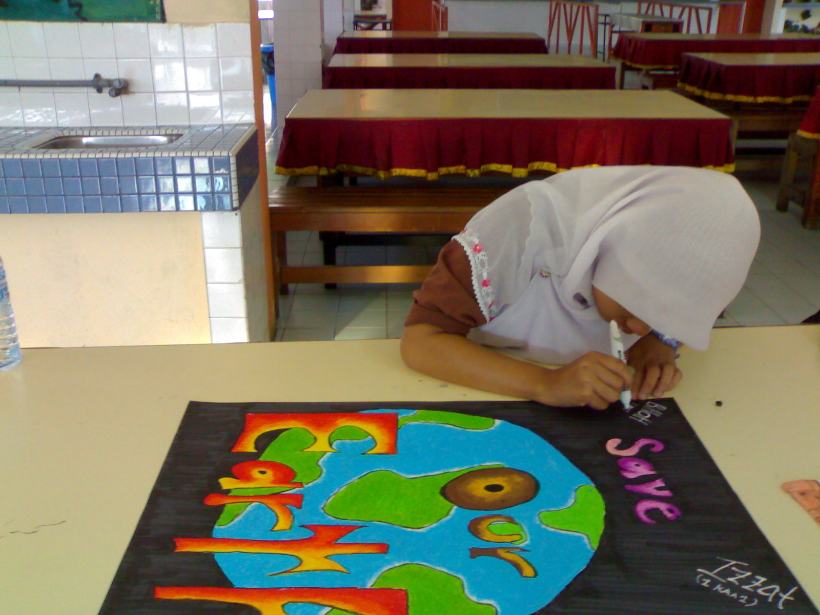 nabiha rashid melukis poster sekolah lestari anugerah alam sekitar nabiha rashid melukis poster sekolah lestari anugerah alam sekitar