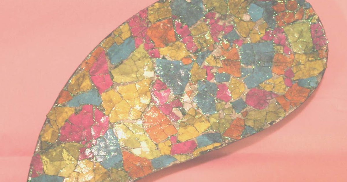 Express Your Creativity Eggshell Mosaic