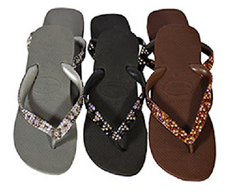 havaianas with swarovski crystals
