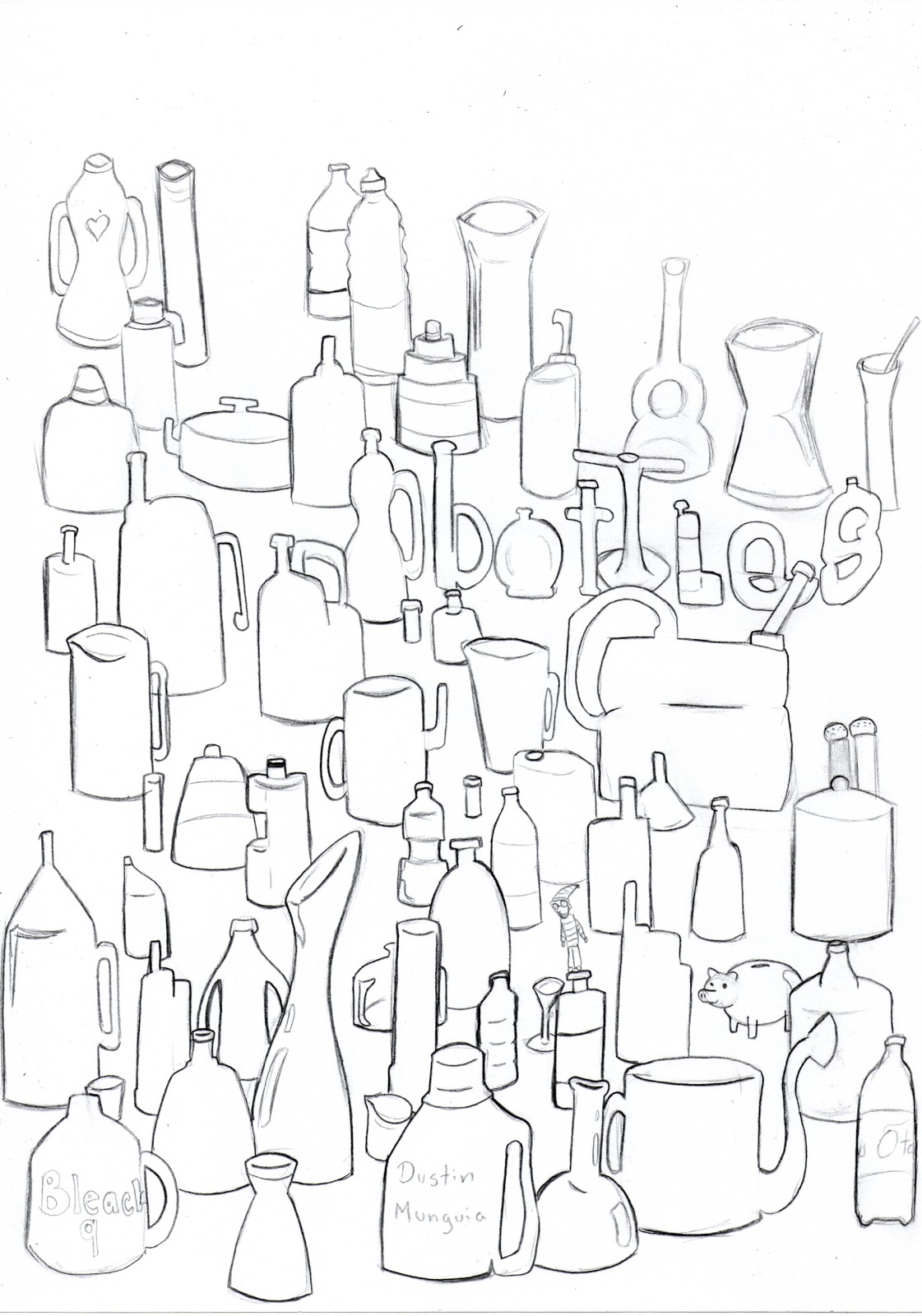 Scream+Break Bottle Landscape