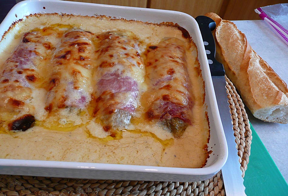 Living the life in SaintAignan Braised endives au gratin