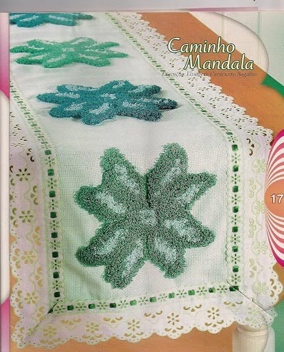BELLO TOQUE ARTESANATO CAMINHO DE MESA PONTO RUSSO COM RISCO Adesivo De Parede Onde Vende ~ BELLO TOQUE ARTESANATO CAMINHO DE MESA PONTO RUSSO COM RISCO