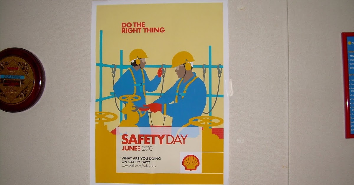 The Rig Shell Safety Day Banner & Poster at West Alliance