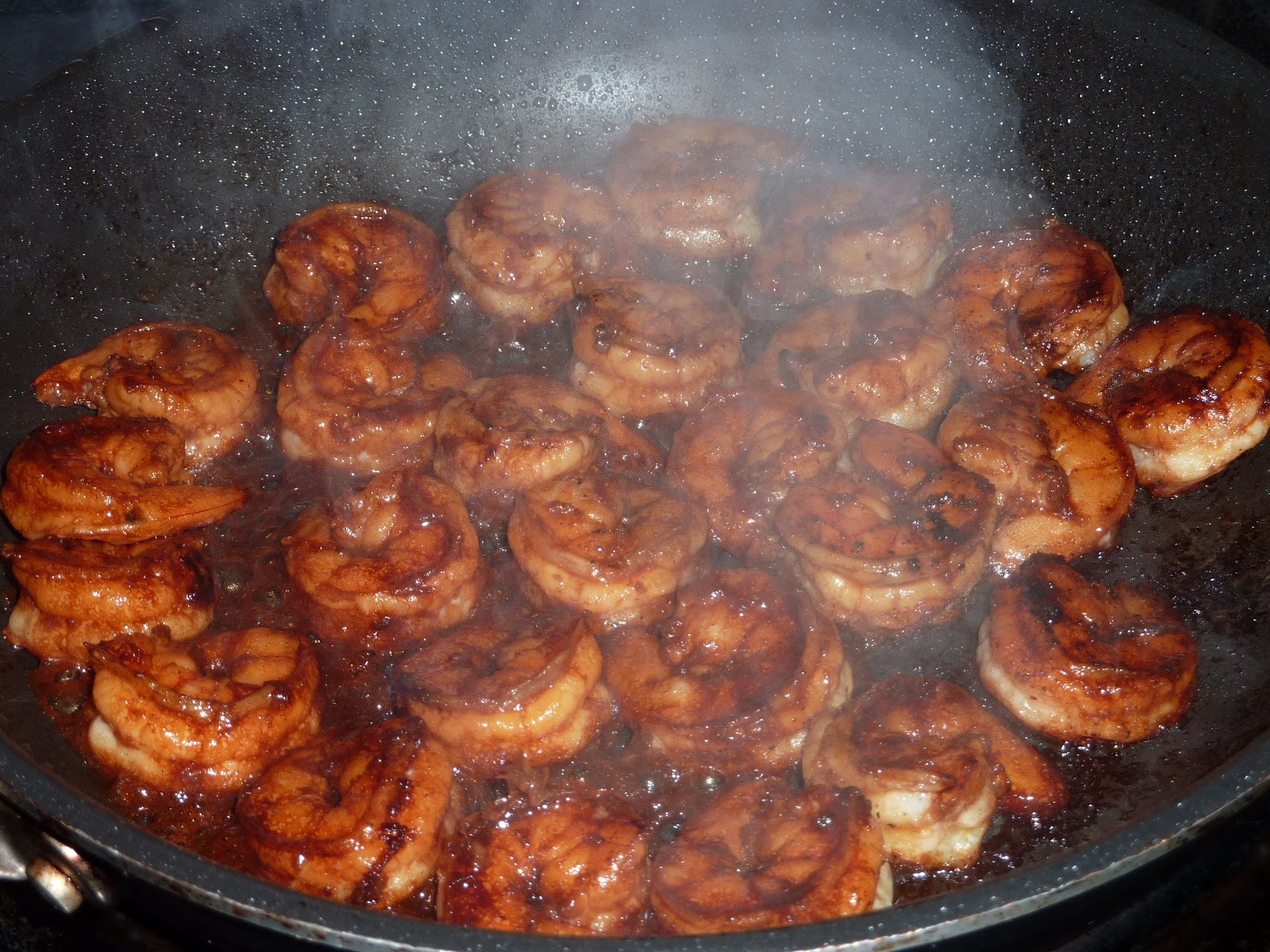 fabulous fridays Pan Seared Salmon and Shrimp on Coconut Tamarind Rice