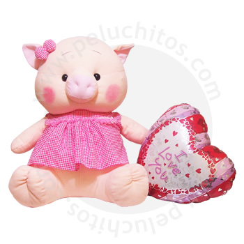 puerquita de peluche
