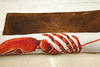 Roll the Cake in a Dish Towel covered with Granualted Sugar