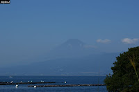 西伊豆のから見る富士山