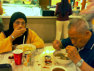 Parents Enjoying Yong Tau Foo At Banquet Woodlands