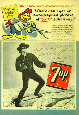 PUBLICITE SEVEN-UP SIGNE DISNEY [1957] ZORRO+FRESH+UP+FREDDIE+2