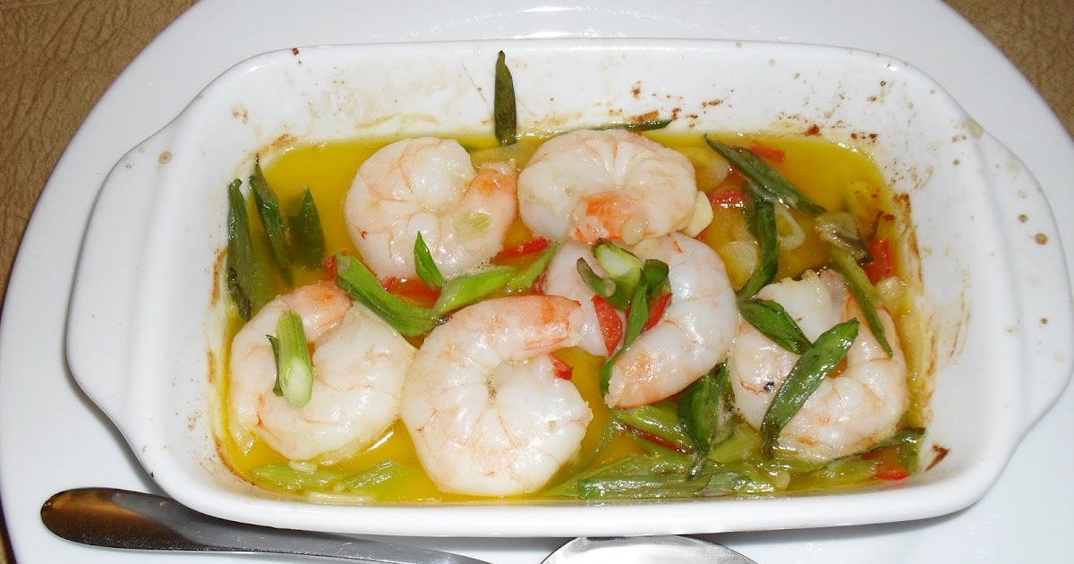 a dash of flavour Sizzling Garlic and Chilli Prawn Pots