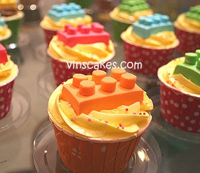 Lego Cupcake Cake