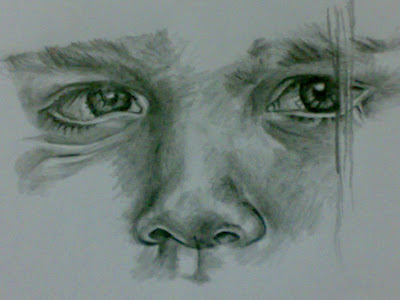 The Making Of A Potraiture - Sketching - Lesson I - How to draw - Learn to draw -Draw in Detail - Art - Drawing Eyes - Nose - Hair - Mouth - How to draw human face