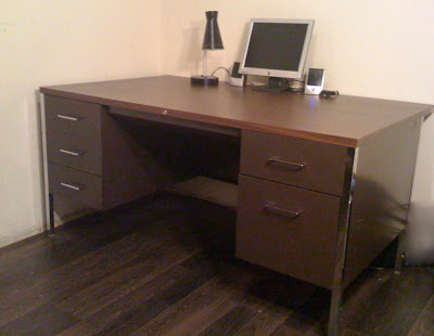 Steel Case Desk