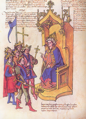 Prestes João branco, Wappenbuch de Conrad Grunenberg, Constância, 180, Munchen, Bauerische Staastiblioteck, Cgm, 145, p.53)