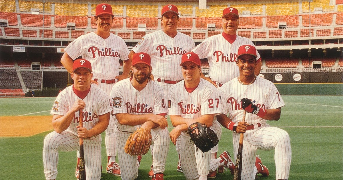The Phillies Room 1994 Phillies Team Issue Update NNO Phillies AllStars