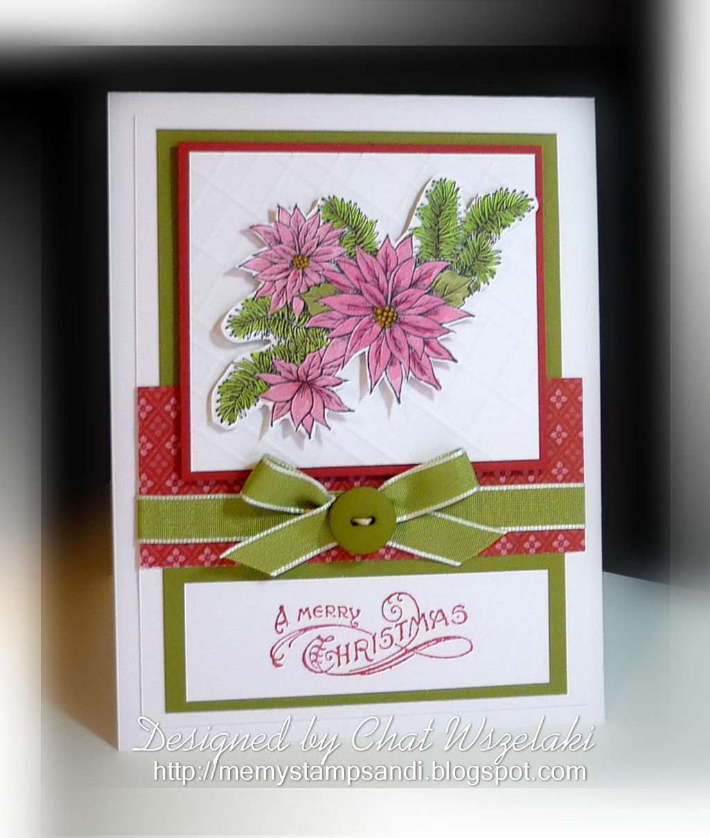 poinsettia card