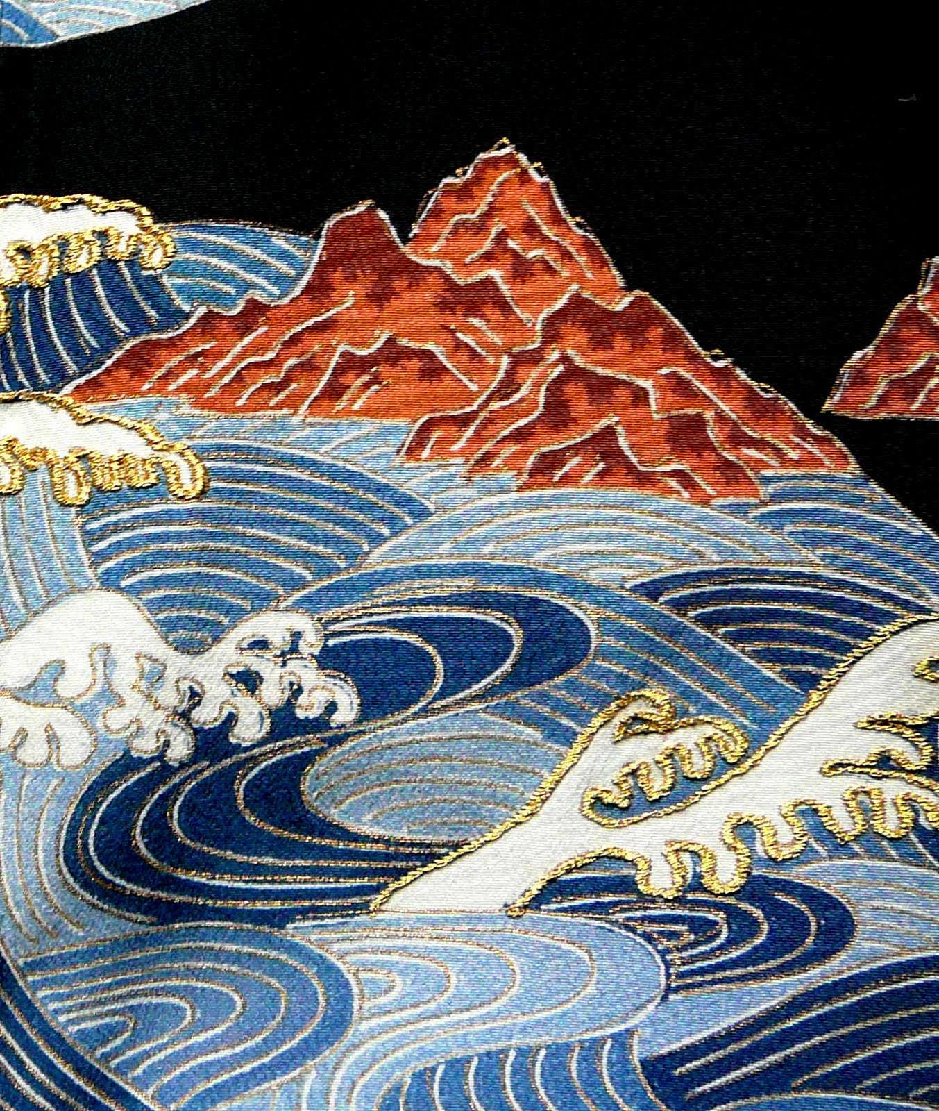 Japanese vintage kimono world : Japanese traditional craft