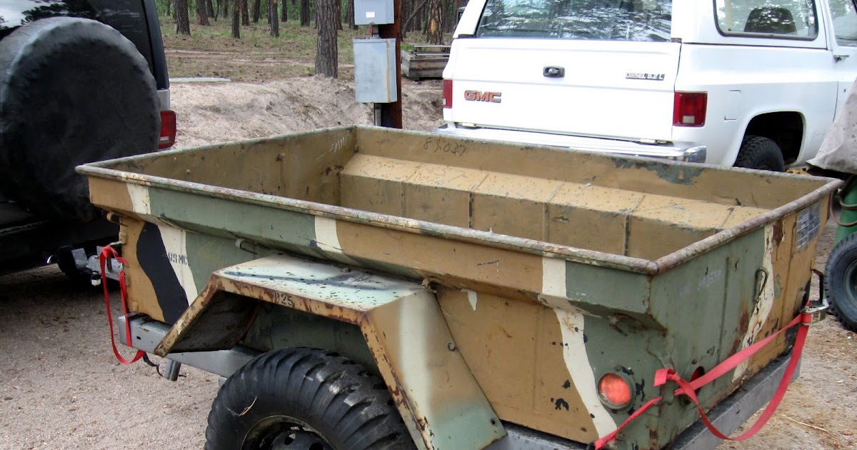 M416 Offroad Jeep Trailer Project M416 Surplus Trailer Purchased